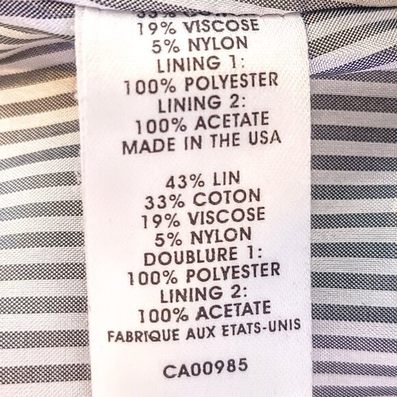 Nanette Lepore Black Tweed Full Zip Blazer Jacket - Picture 8 of 9